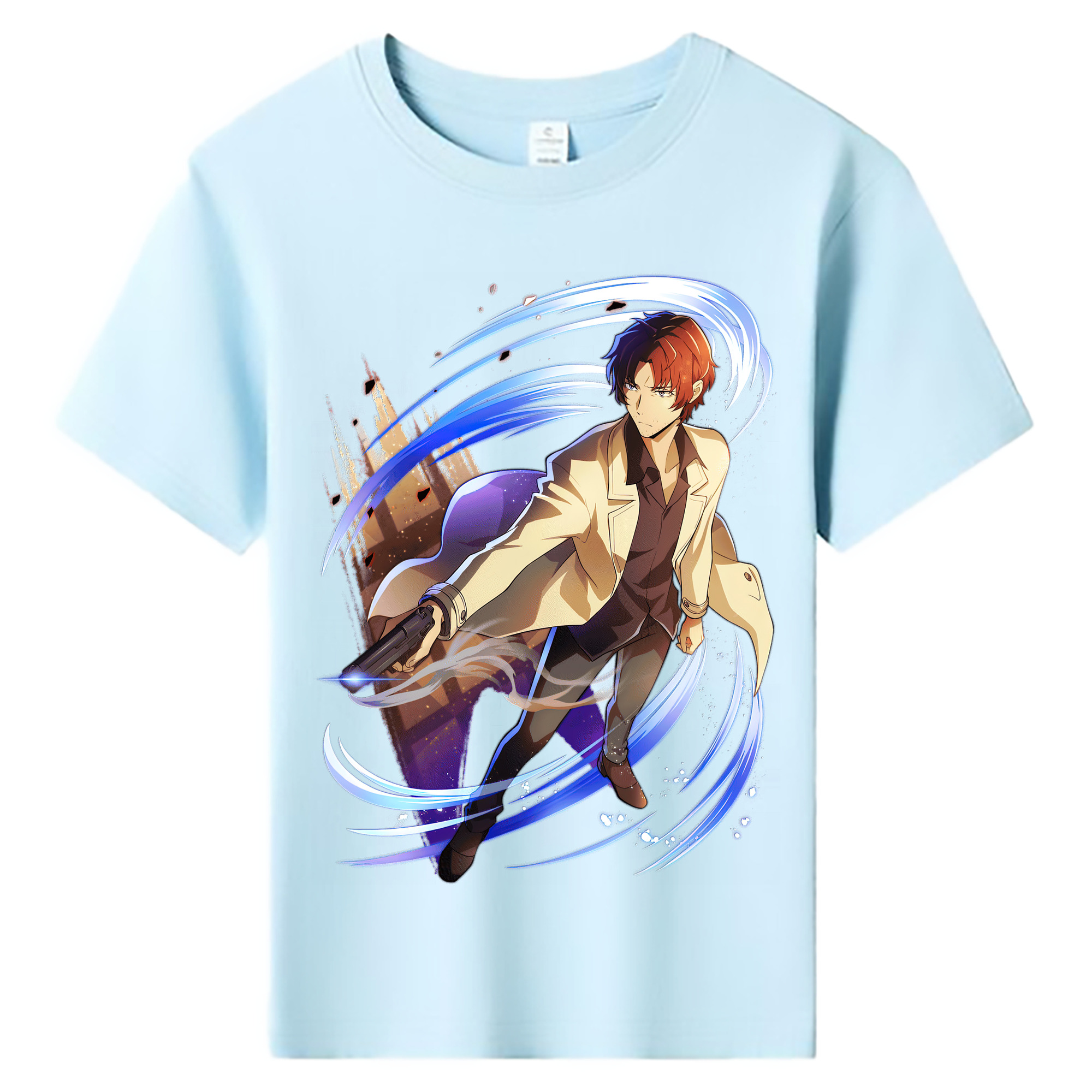 （画像用） 文豪ストレイドッグス Bungo Stray Dogs 綿100％キッズTシャツ（フロントプリント）